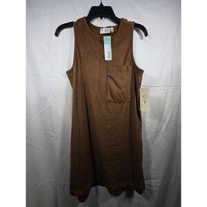 NWT RD Style M sleeveless Mattey dress faux suede knit Medium